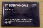 Masarykova ulica - znak